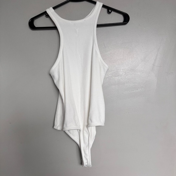 All Saints Norma Halter Neck Ribbed Tank Top Bodysuit Size 6 - Picture 4 of 6